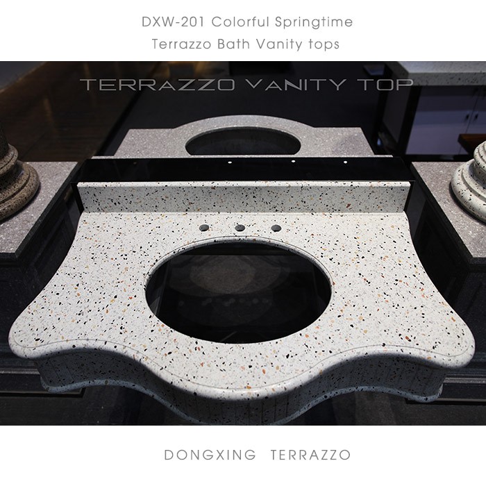New trend of Terrazzo design of Bathroom Vanity Tops