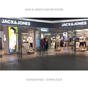 Terrazzo tiles decoration for Jack & Jones Fashion Store