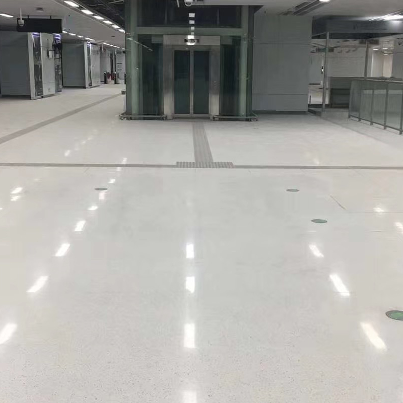 White Color terrazzo flooring tiles